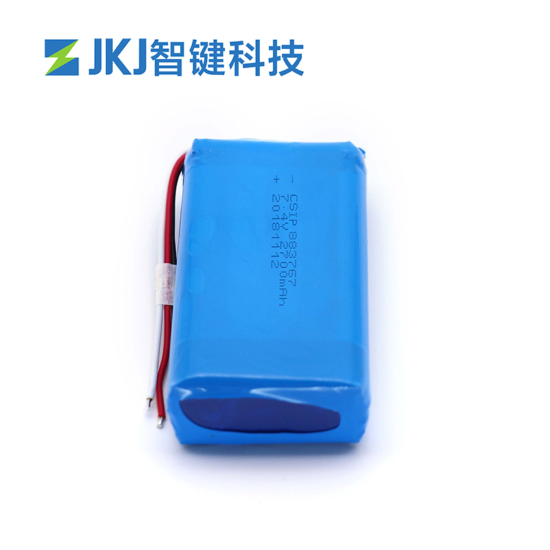 7.4V 2700mAh 定制锂聚合物电池组直销工厂 883767 CSIP