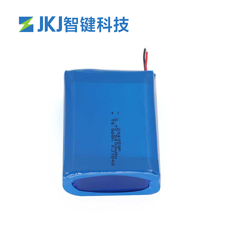204059 5400mAh 3.7V 聚合物软包锂电池厂家-智键科技